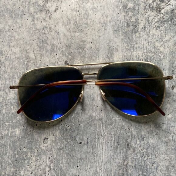Saint Laurent Classic 11 Aviator Sunglasses - Picture 3 of 7